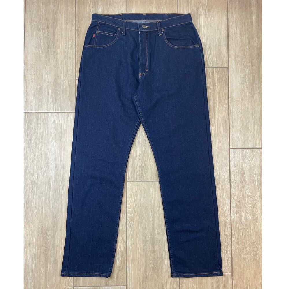Red Kap Work Jeans Mens 36x32 Dark Wash Utility Denim Workwear Straight Leg NWOT
